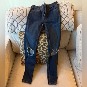 Free people high rise skinny jeans
